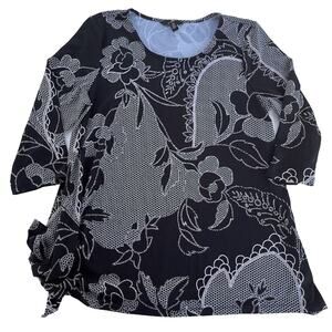 Black & White Jules & Leopold‎ Blouse Size Medium
